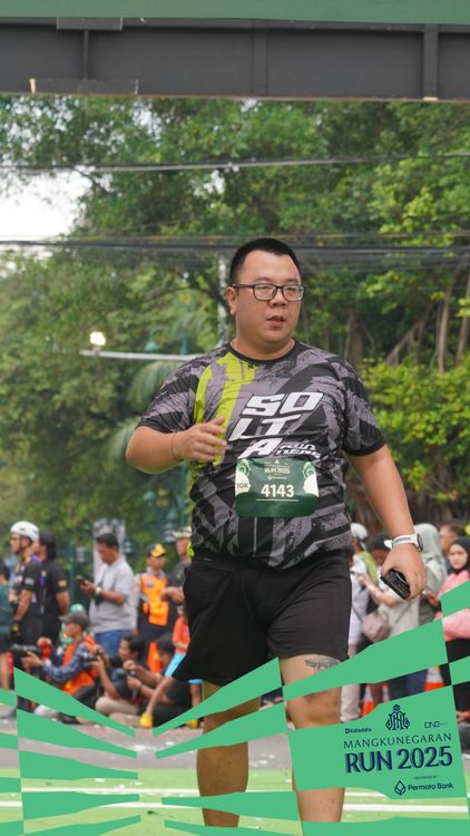 Race photo from Mangkunegaran Run 2025