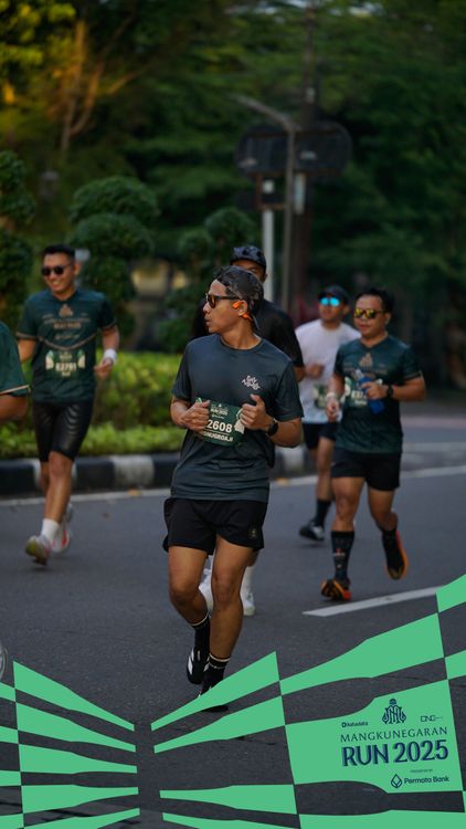Race photo from Mangkunegaran Run 2025