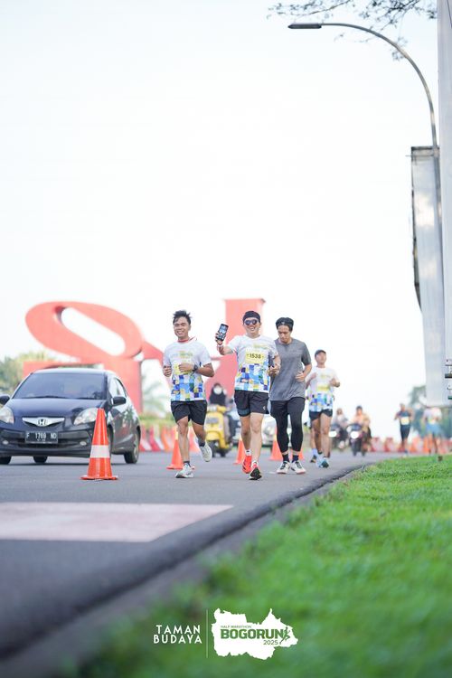 Race photo from Taman Budaya x BOGORUN 2025