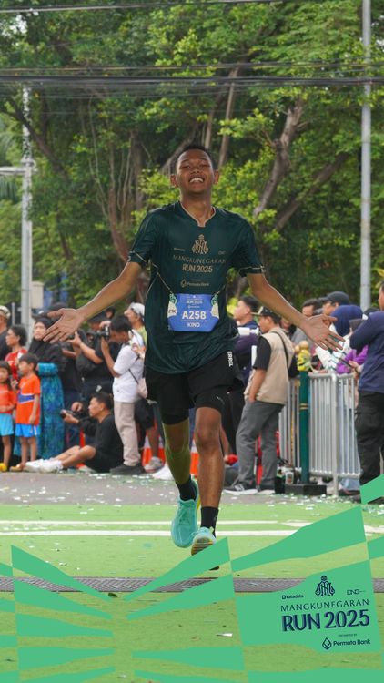 Race photo from Mangkunegaran Run 2025