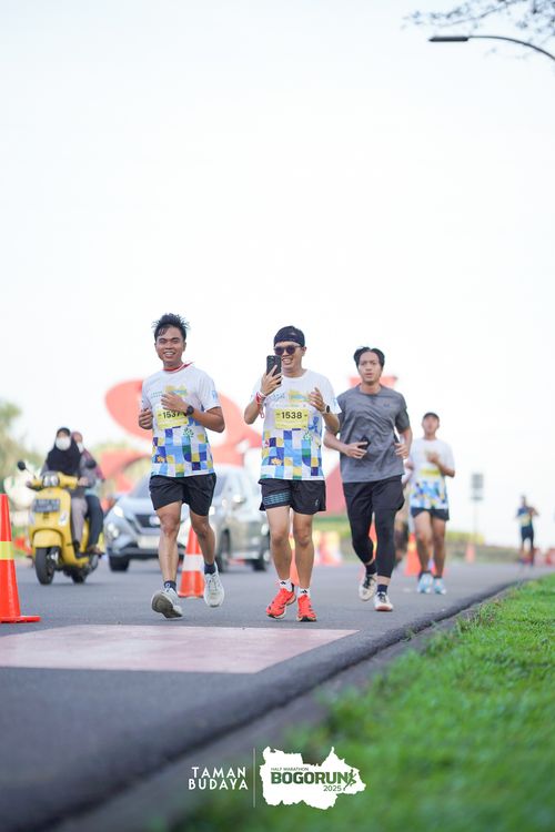 Race photo from Taman Budaya x BOGORUN 2025
