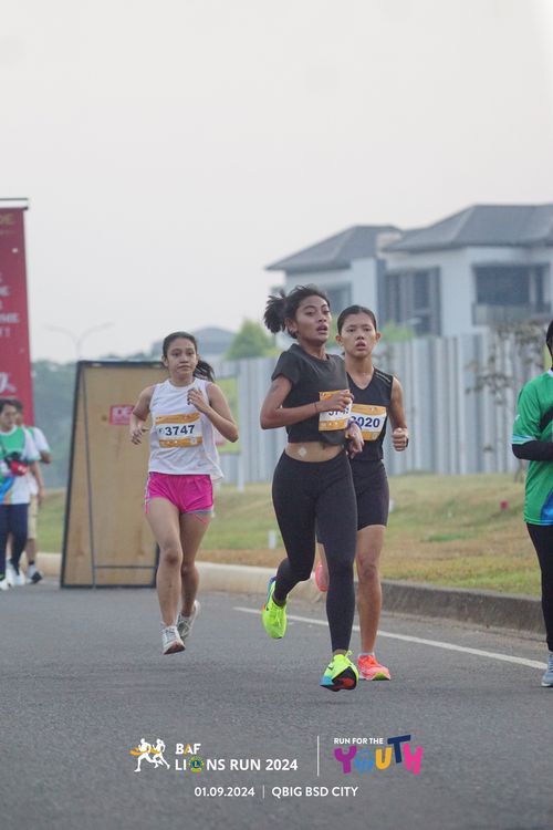 Race photo from BAF LIONS RUN 2024