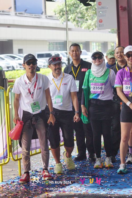 Race photo from BAF LIONS RUN 2024