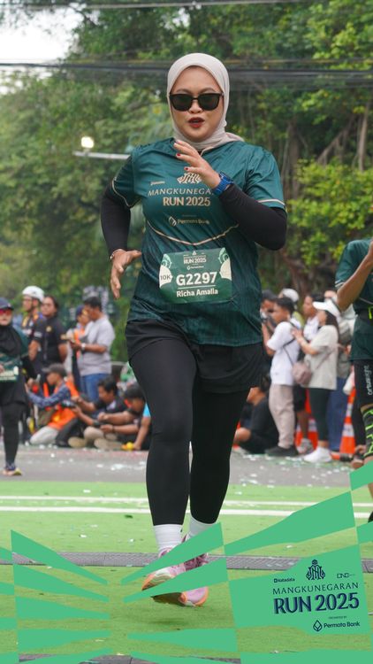 Race photo from Mangkunegaran Run 2025