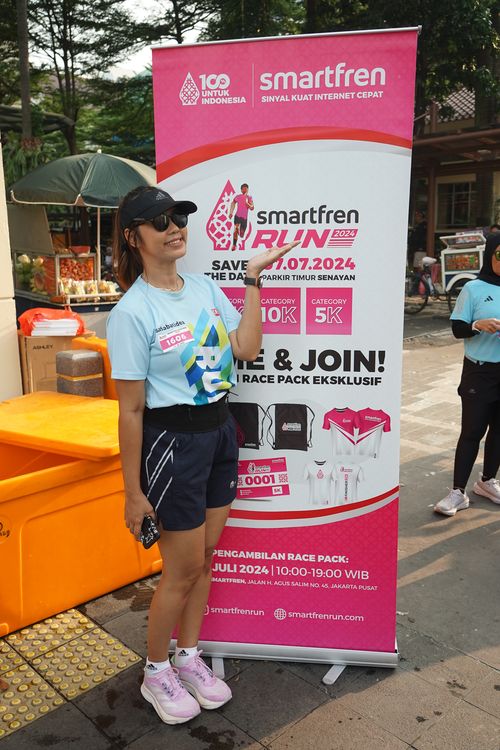 Race photo from Smartfren Run 2024 Vibes