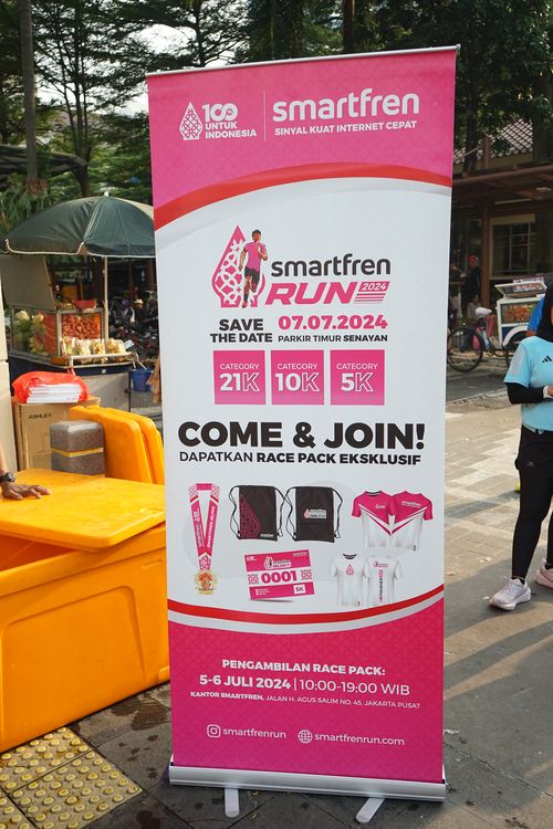 Race photo from Smartfren Run 2024 Vibes