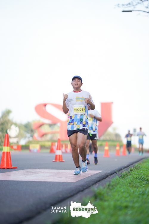 Race photo from Taman Budaya x BOGORUN 2025