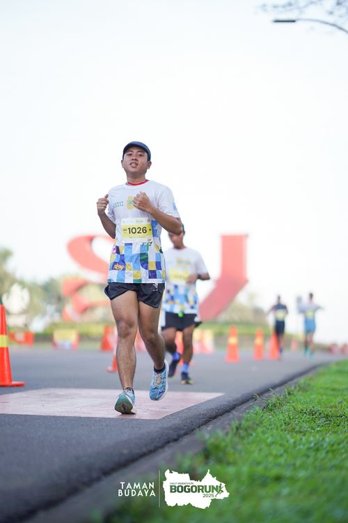 Race photo from Taman Budaya x BOGORUN 2025