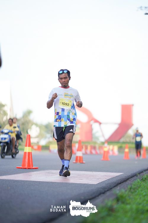 Race photo from Taman Budaya x BOGORUN 2025