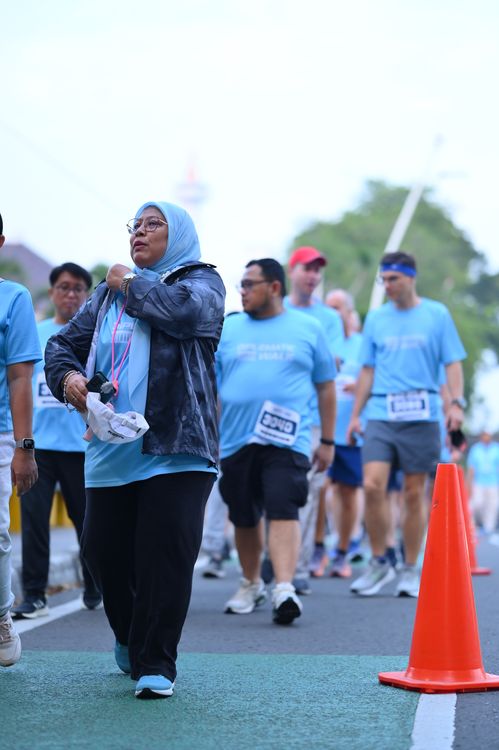 Race photo from KEMLU RUN 2025