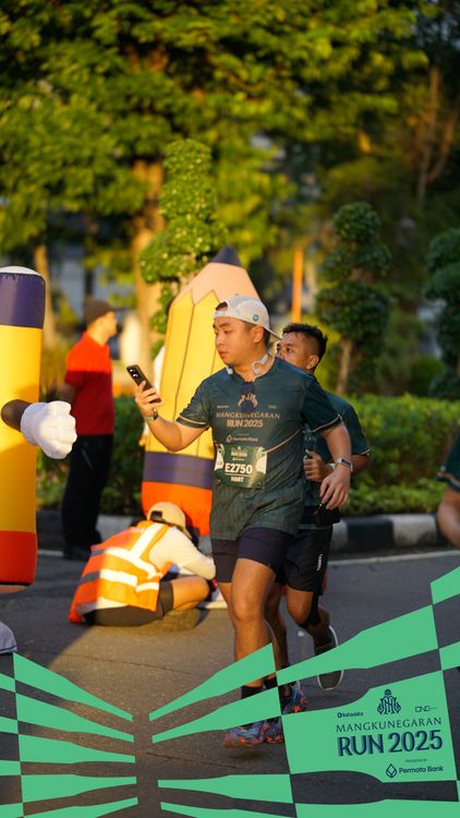 Race photo from Mangkunegaran Run 2025