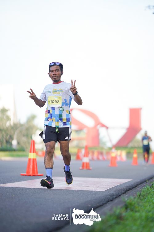 Race photo from Taman Budaya x BOGORUN 2025