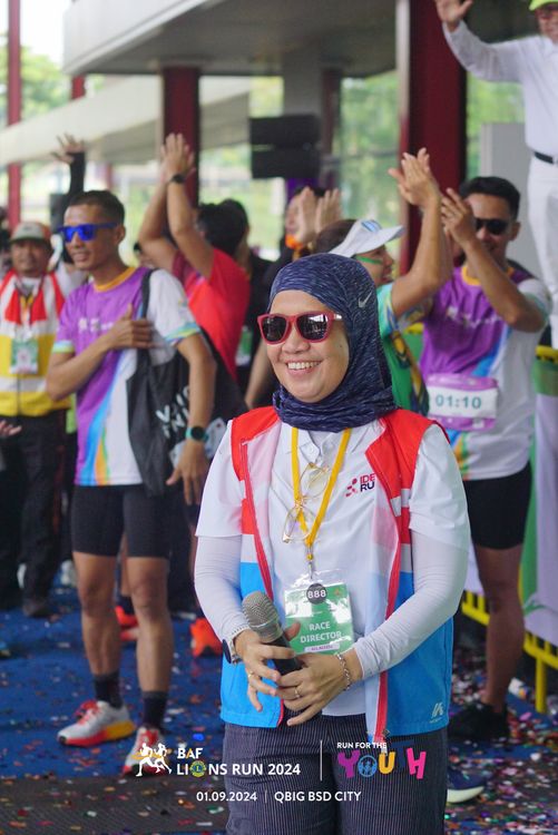 Race photo from BAF LIONS RUN 2024