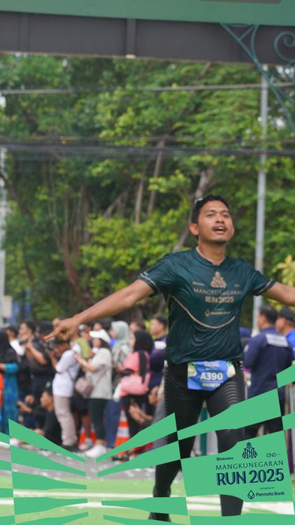 Race photo from Mangkunegaran Run 2025