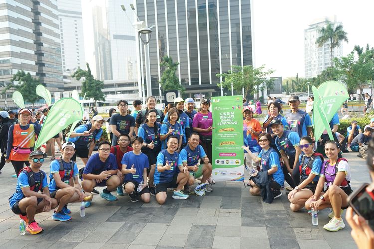 Race photo from Lari Bareng Yuk!