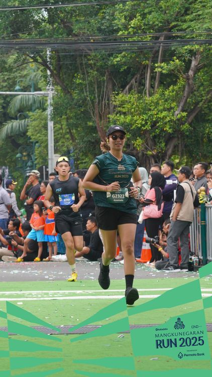 Race photo from Mangkunegaran Run 2025