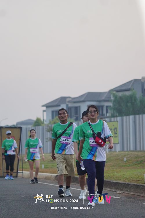 Race photo from BAF LIONS RUN 2024