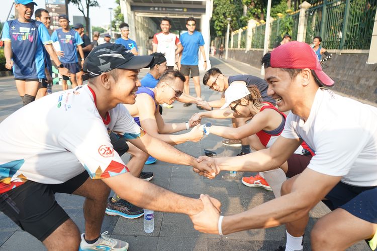 Race photo from Lari Bareng Yuk!