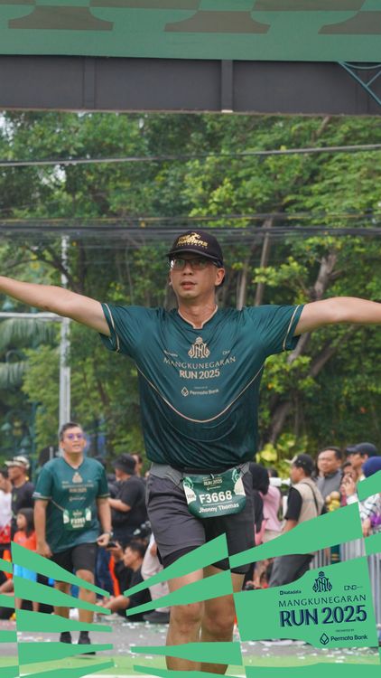 Race photo from Mangkunegaran Run 2025