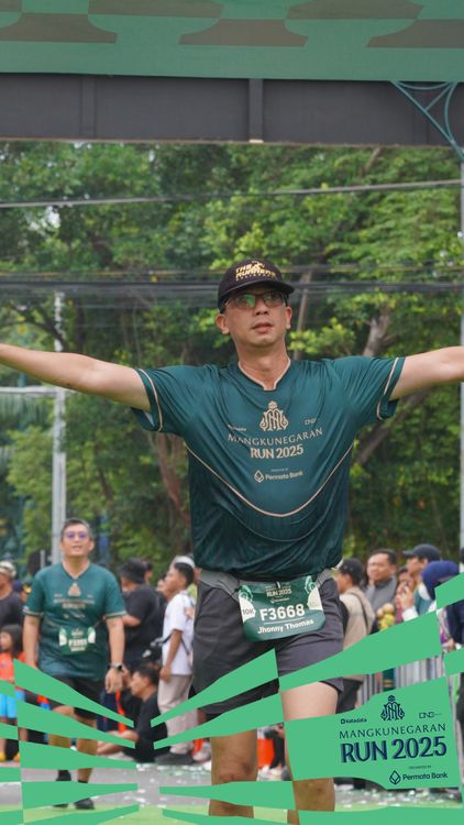 Race photo from Mangkunegaran Run 2025