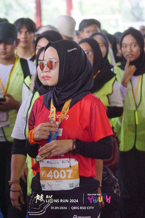 Race photo from BAF LIONS RUN 2024
