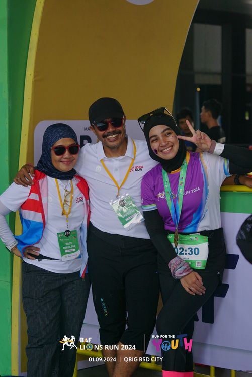 Race photo from BAF LIONS RUN 2024