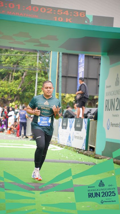 Race photo from Mangkunegaran Run 2025