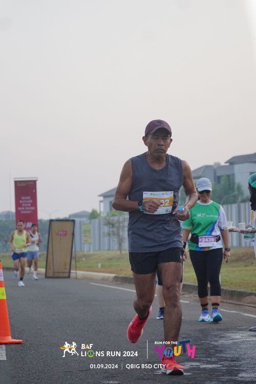 Race photo from BAF LIONS RUN 2024
