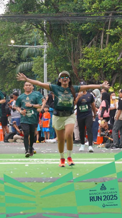 Race photo from Mangkunegaran Run 2025