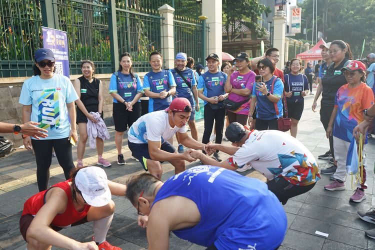 Race photo from Lari Bareng Yuk!