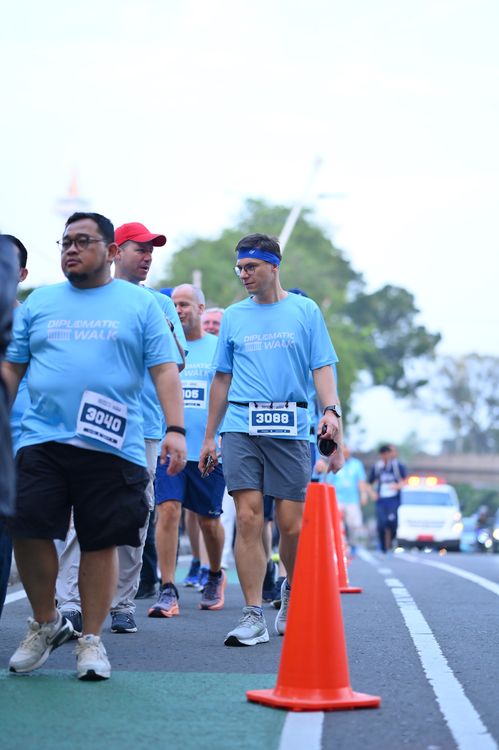 Race photo from KEMLU RUN 2025