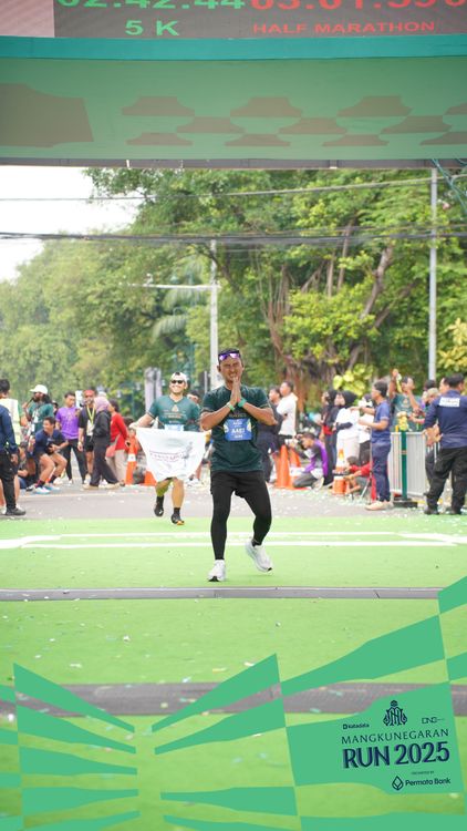 Race photo from Mangkunegaran Run 2025