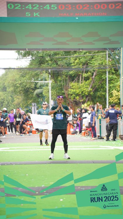 Race photo from Mangkunegaran Run 2025
