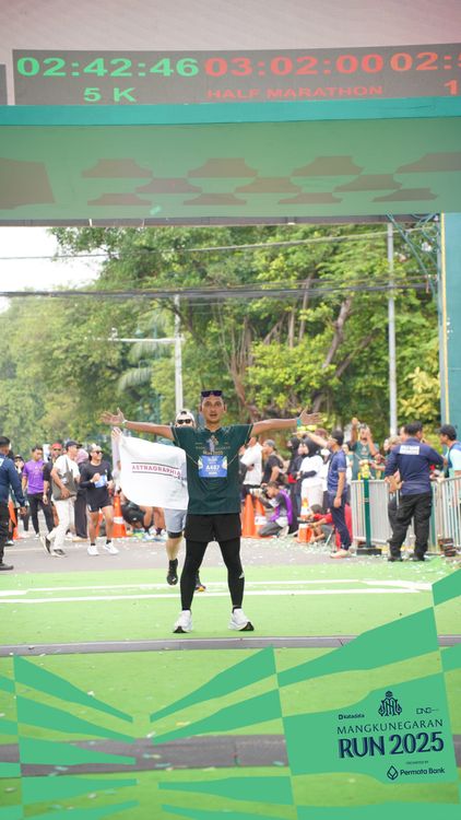 Race photo from Mangkunegaran Run 2025