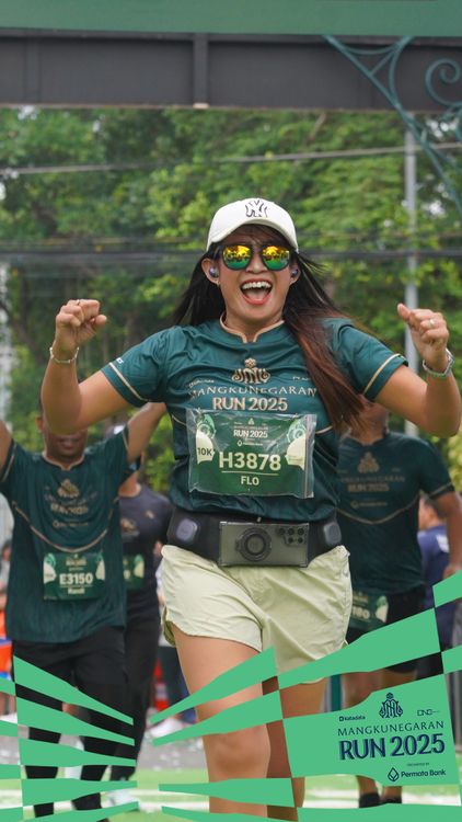 Race photo from Mangkunegaran Run 2025
