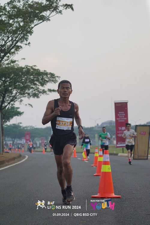 Race photo from BAF LIONS RUN 2024
