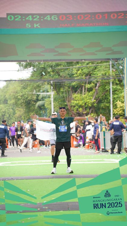 Race photo from Mangkunegaran Run 2025