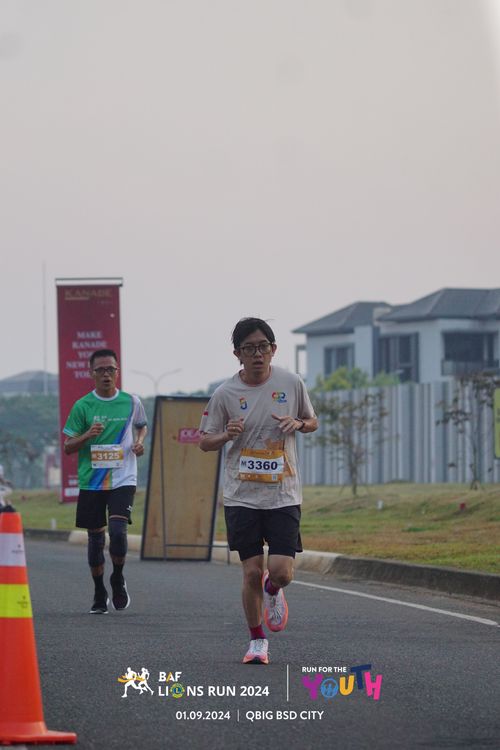 Race photo from BAF LIONS RUN 2024