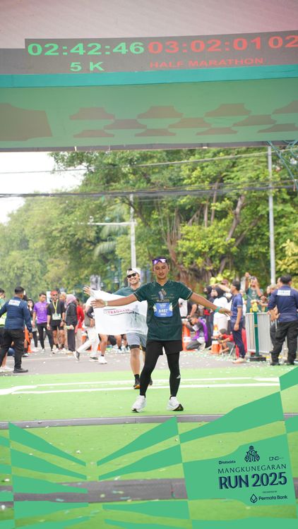 Race photo from Mangkunegaran Run 2025