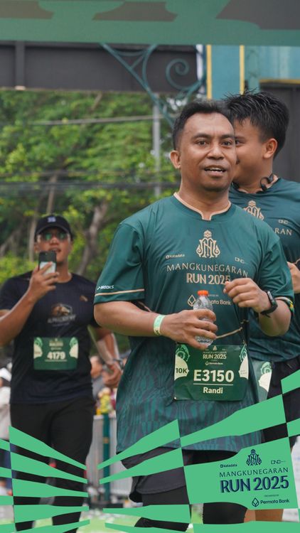 Race photo from Mangkunegaran Run 2025
