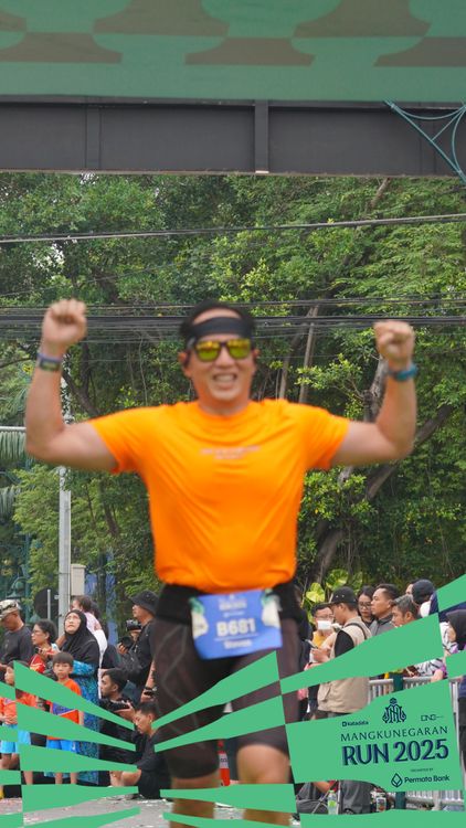 Race photo from Mangkunegaran Run 2025