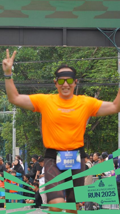 Race photo from Mangkunegaran Run 2025