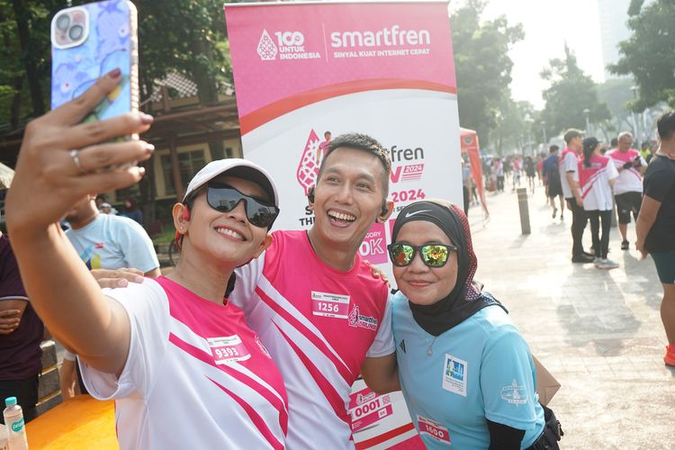 Race photo from Smartfren Run 2024 Vibes