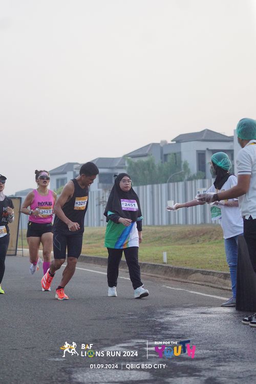 Race photo from BAF LIONS RUN 2024
