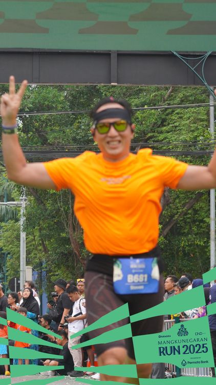 Race photo from Mangkunegaran Run 2025