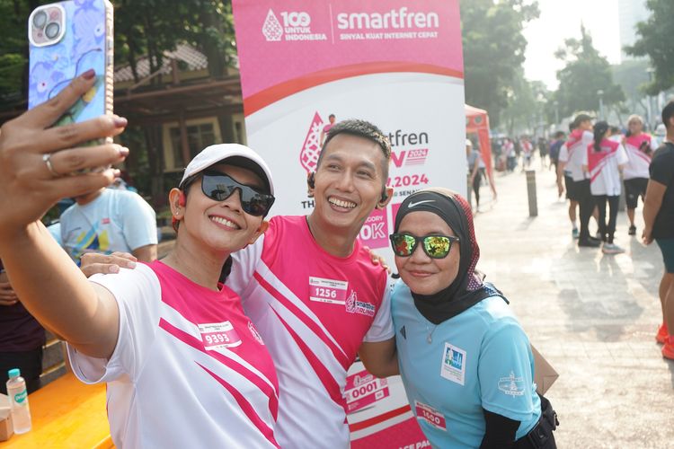 Race photo from Smartfren Run 2024 Vibes