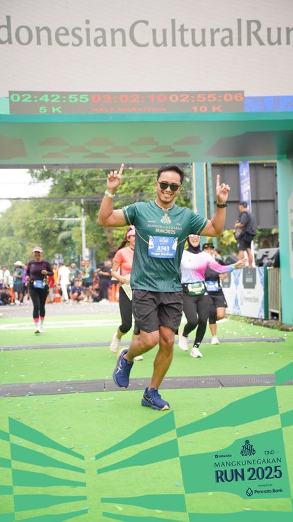 Race photo from Mangkunegaran Run 2025