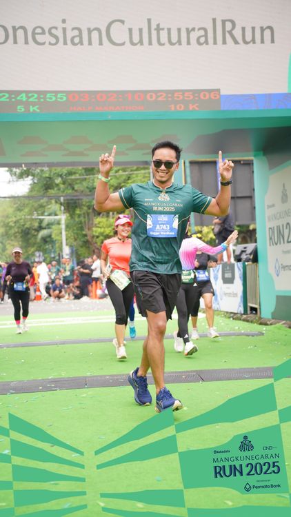 Race photo from Mangkunegaran Run 2025
