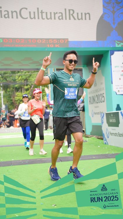 Race photo from Mangkunegaran Run 2025