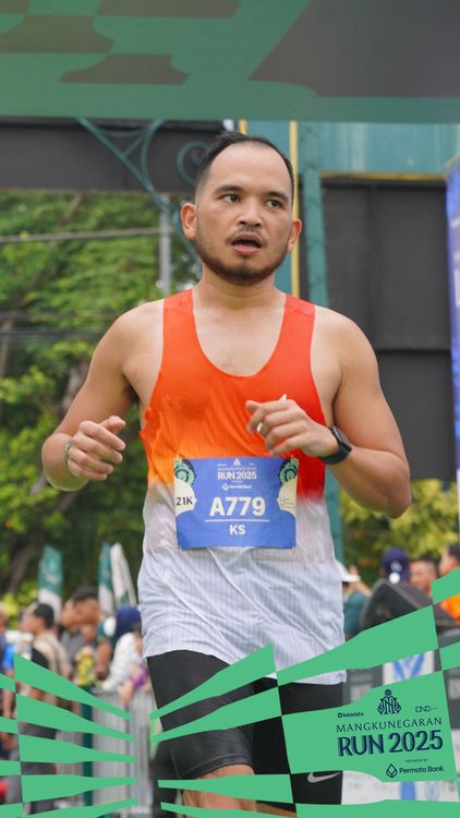 Race photo from Mangkunegaran Run 2025